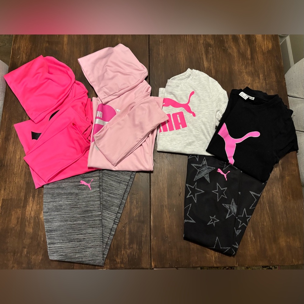 Puma Pink and Gray Activewear Collection